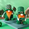 1 st St Patrick's Day Tomtar Irländsk Ansiktslös Docka Prydnader Fest Hemma Dekorationer