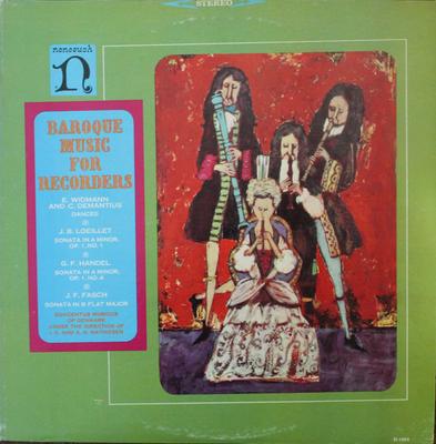 LP Record CONCENTUS MUSICUS OF DENMARK I. K.  Baroque Music For Recorders H71064 NONESUCH US Classical Used