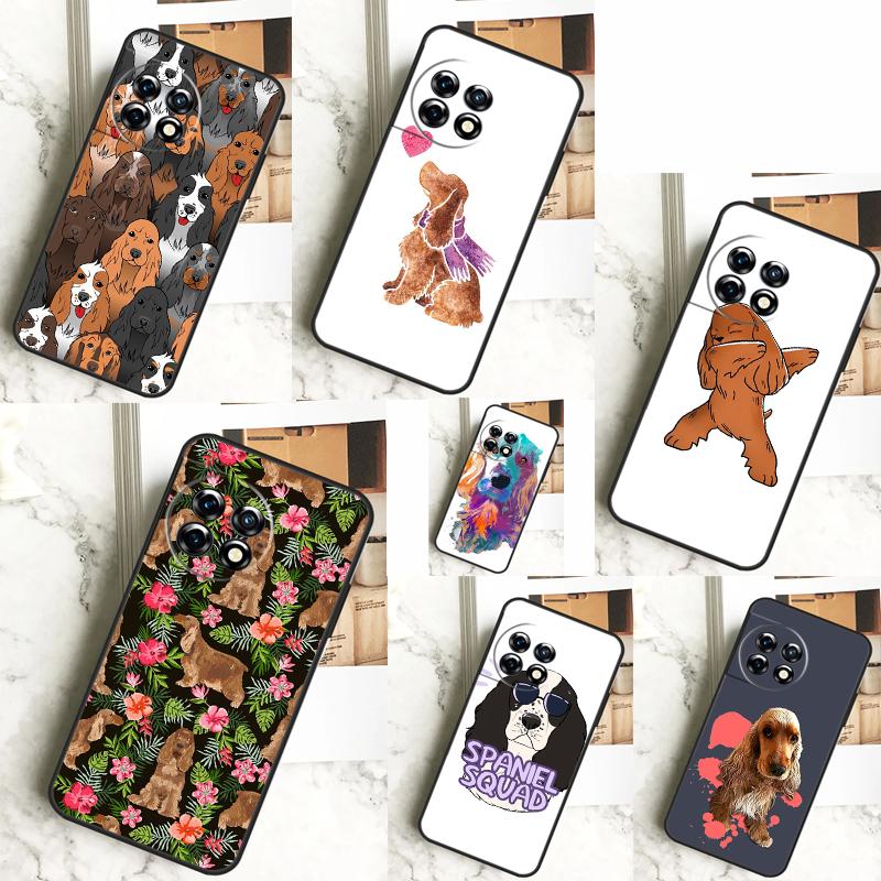 

English Cocker Spaniel Dog Case For OnePlus 12R 12 11 9 10 Pro 10R 9R 8T 10T Nord CE 2 3 Lite 2T N10 N20 N30 CE4 Cover