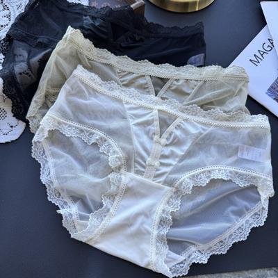 Dámské Jaro Léto Sexy Průsvitné Lehce Luxusní Pohodlné Ledové Gázové Kalhotky