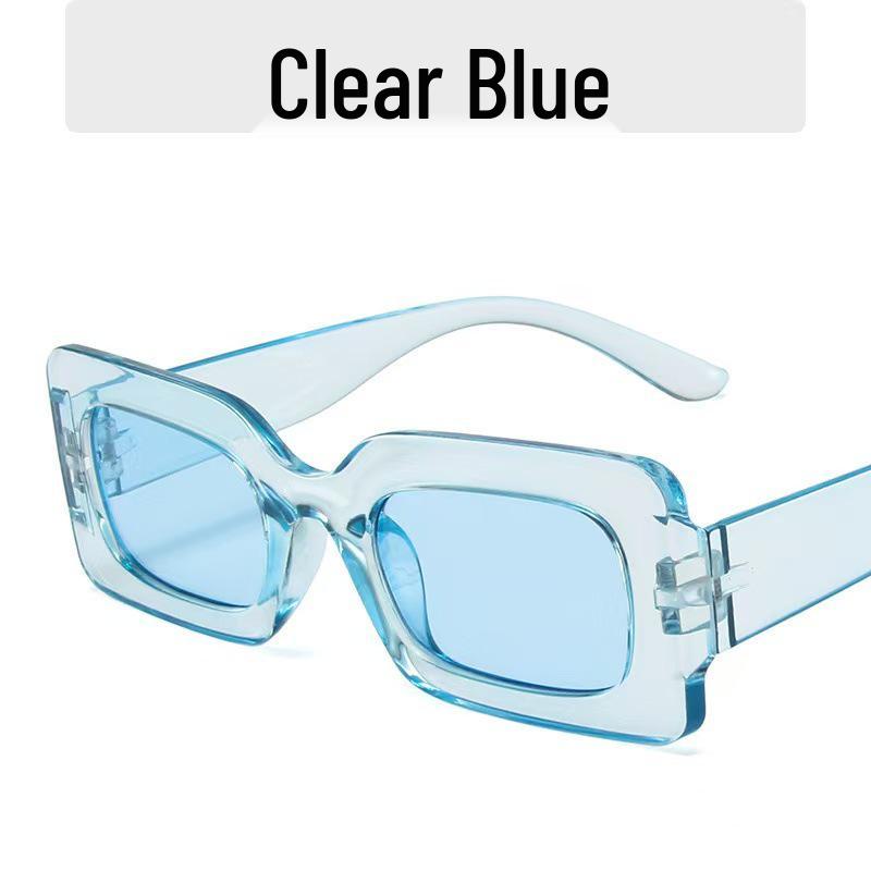 Женские ретро-солнцезащитные очки квадратной формы - Конфетный цвет, хип-хоп стиль