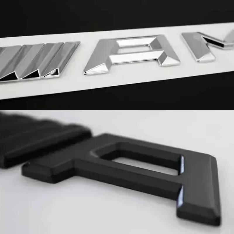 C200 E200 New 2025 For Mercedes Benz 3D ABS Car Rear Trunk Badge Decal Letters Sticker For Mercedes Benz AMG A B C E G CLA C63 G