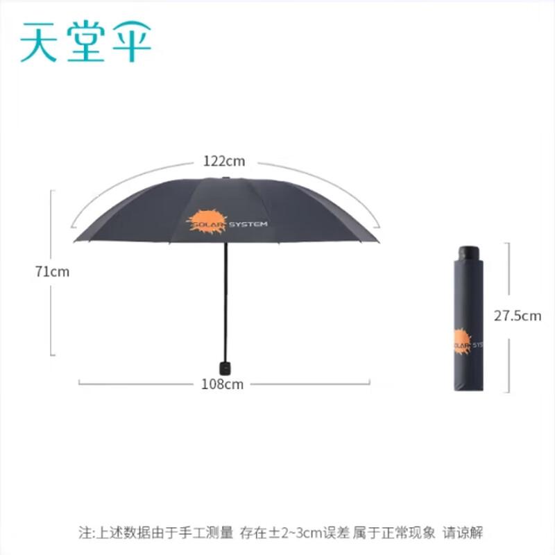 Paradise Umbrella 10-Rib Blackout Sun Umbrella