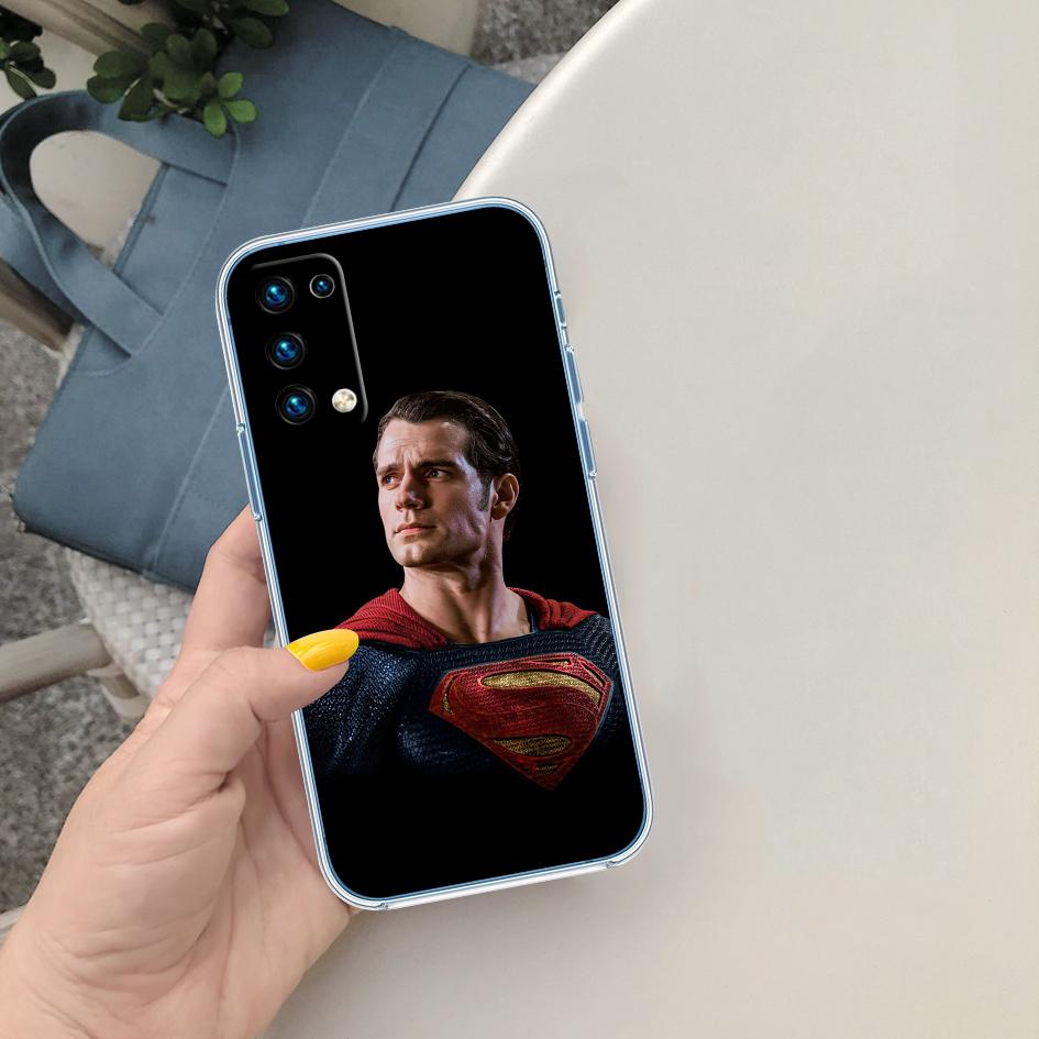 CJ106 Superman Transparent Phone Case for LG K22 K30 K40 K40S K41 K42 K50 K50S K51 K51S K52 K61 K62 K71 K92 Q60 Q61 V40 V50 V60