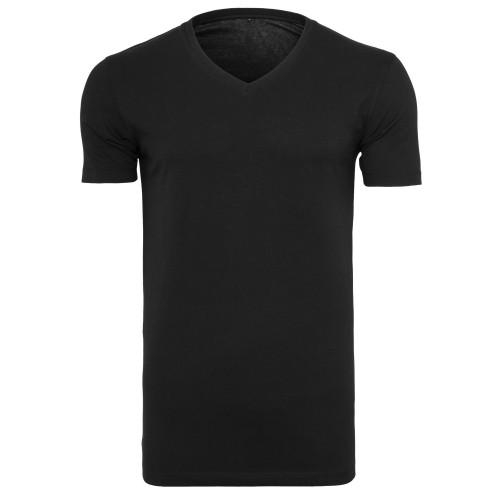 

Build Your Brand Unisex Adult Lightweight V Neck T-Shirt білий
