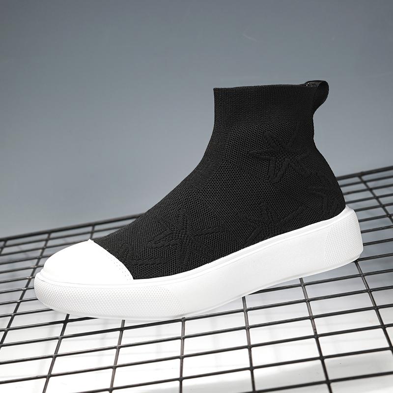 

Summer Trend Shoes Men Personality Casual Sneaker Fashion Breathable Mesh Male Sports Shoes Black Slip-On Cool Flat Shoes 46