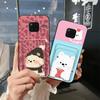 Card Sleeve Durable Phone Case For Huawei Mate 20 Pro Cartoon Dirt-resistant Waterproof Cute Silicone Shockproof Cover
