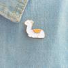 Harajuku Style Alpaca Lapel Pin - Cute Cartoon Llama Badge