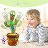 Dancing Cactus Toy, Singing Cactus, Baby Plush Toy, Moving Cactus, 120 English Songs, Recordable, Dancing, LED Lights, Imitating Plush Toy, USB