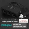 3 In 1 Dual USB Car Cigarette Lighter Splitter Fast Charging Car Phone Charger 12V 24V Auto Charger Adapter for Car DVR Dashcam