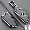 Leather Car Key Case Cover Metal Protect Shell For BMW 1 3 5 7 Series X1 X3 X5 X7 F15 F16 E53 E70 E39 F10 F30 G30 G20 Keychain bzdf48