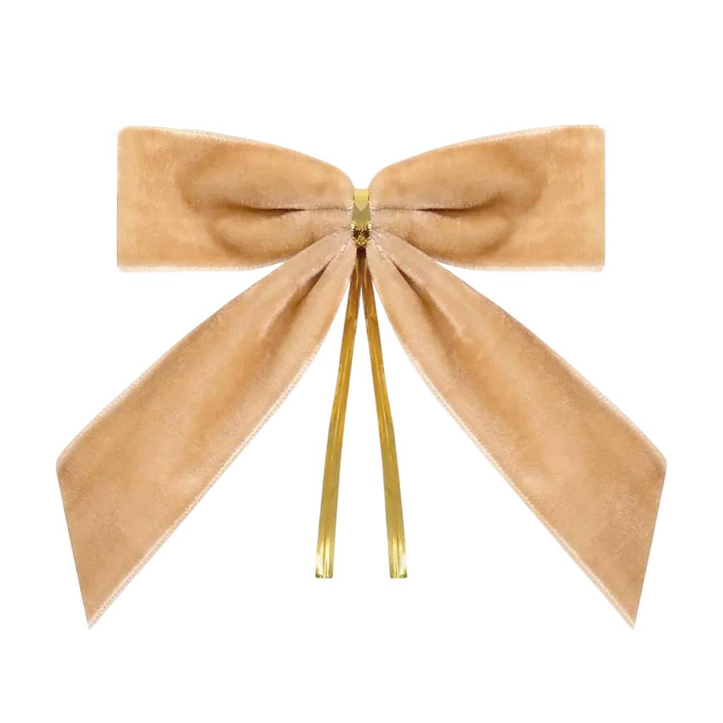 Velvet Bow Christmas Tree Decoration Pendant Christmas Atmosphere Dress Up Props