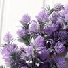 Artificial Flower Wreath for Front Door 18.1 Inch Spring Summer Fake Floral Wreath for Home Wedding Farmhouse Holiday Decor White