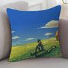 Anime Lupin The Third Soft Comfortable Pillow Case Cartoon For Sofa Living Cat Room Home Office Retro Decor Protective Cover