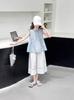 Korean-Style Lace Sleeveless Top & Pants Set - Summer 2026 Girls' Fashion Two-Piece Outfit