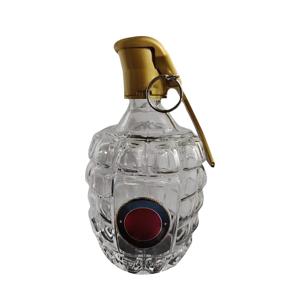 Military Hand Whiskey Bottle, Engraved Hand Shape Whiskey Glass, New Veteran Commemorative Bottle, Unique Gift For Men, Whiskey Lovers