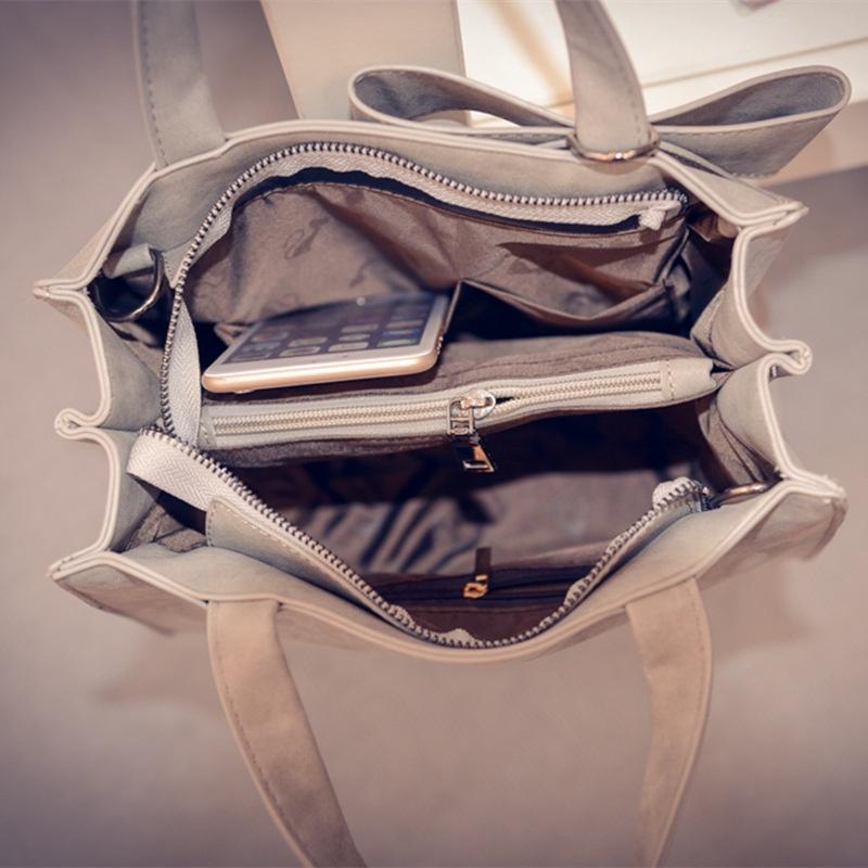 Elegant Nubuck Leather Women Handbags Crossbody Bag With Classic Design Appeal