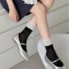 Summer Lightweight Lace Socks - Children's Mid-length Pure Cotton Polka Dot Pile Socks - Women's Breathable Women's Socks