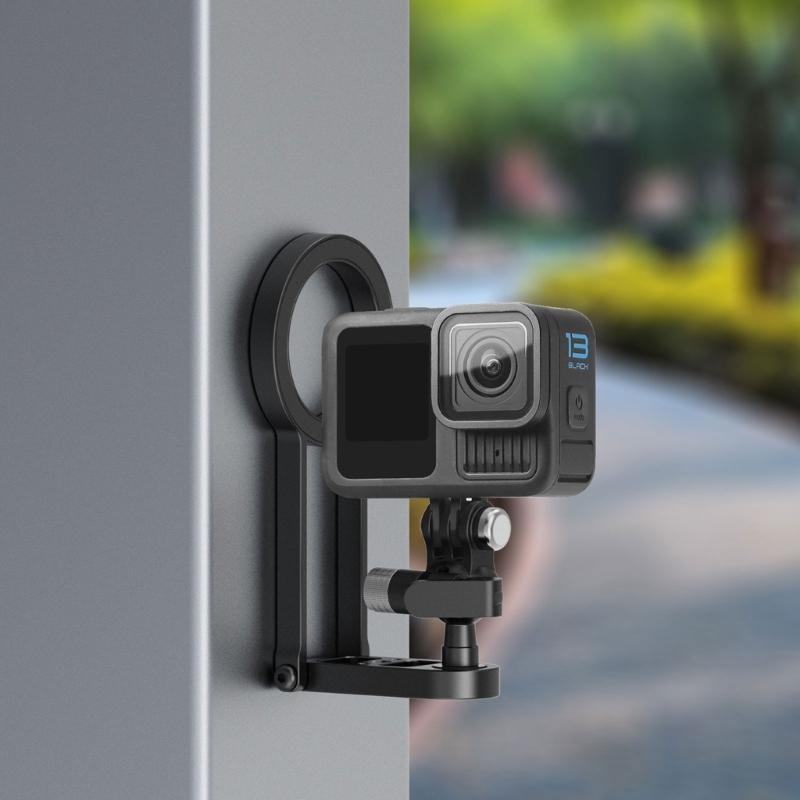 Foldable Selfie Stick Tripod Stand Mount Magnetic Phone Holder for Pocket 3 Action Camera Mount Video Recording