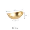304 Stainless Steel Golden Ingot Bowl Korean Salad Bowl Commercial Dessert Snack Bowl Korean Cuisine Tableware