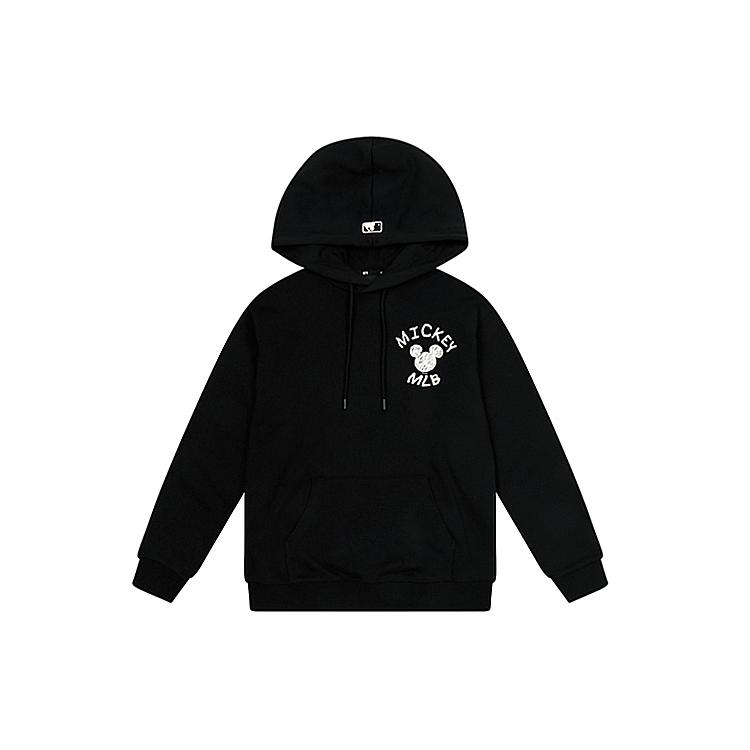 MLB X Disney MLB X Disney Sweatshirts Unisex Black Hooded Moderate Regular 31HDK1041-50L XS