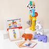 Stacking Layer Wooden Animal Stacking Block Montessori Educational Toys Montessori Training