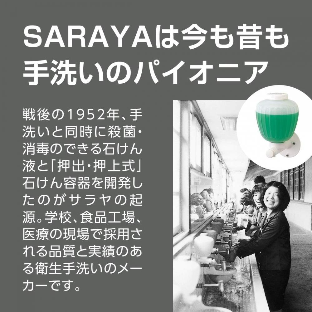 Saraya Wash Bon Auto Soap Dispenser White Clear