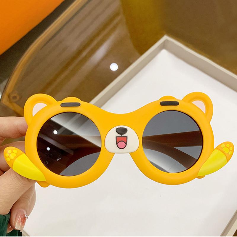 Adorable Creative Cartoon Panda Round Fashion Glasses For Boys Girls Outdoor Sports Party Vacation Travel Supply Photo Prop