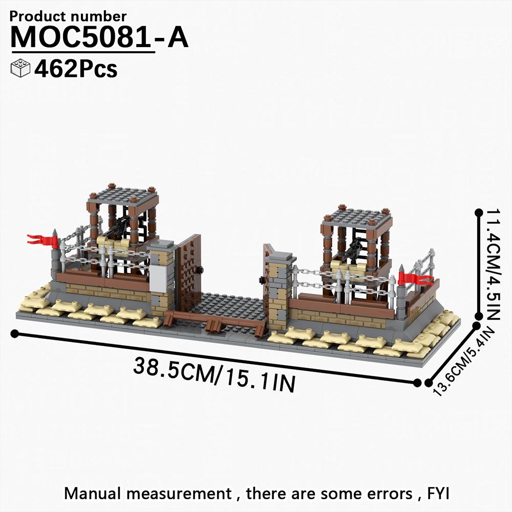 MOOXI WW2 Modern Military Architecture MOC Model Bricks DIY Diorama Adult Children Toy Building Blocks Set Montessori Gift Model