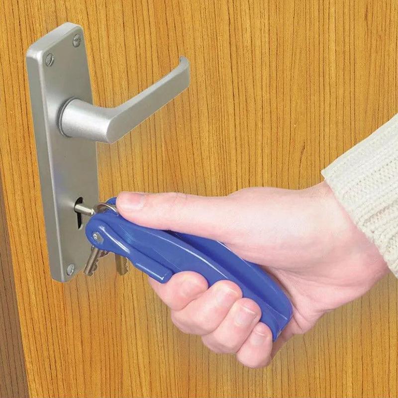 Türöffnerhilfe Schlüsselhilfe Dreherhalter Türöffnungsunterstützung mit Griff für Arthritis-Hände ältere und behinderte Menschen Schlüsselhilfehalter