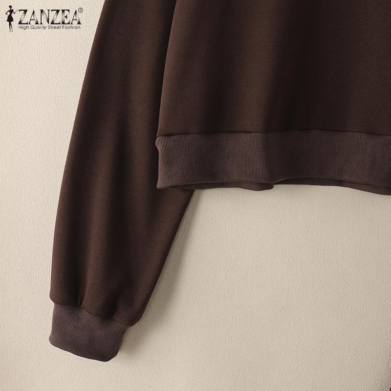 ZANZEA נשים סווטשירט וחצאית ארוכה חליפות שני חלקים