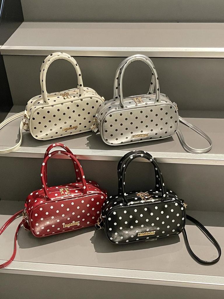 2026 Fashionable Polka Dot Versatile Crossbody & Shoulder Handheld Bag for Women