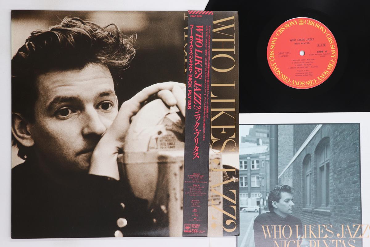 

LP Record NICK PLYTAS - Who Likes Jazz 28AP3251PROMO CBS SONY 1986 Japan Obi Jazz Used