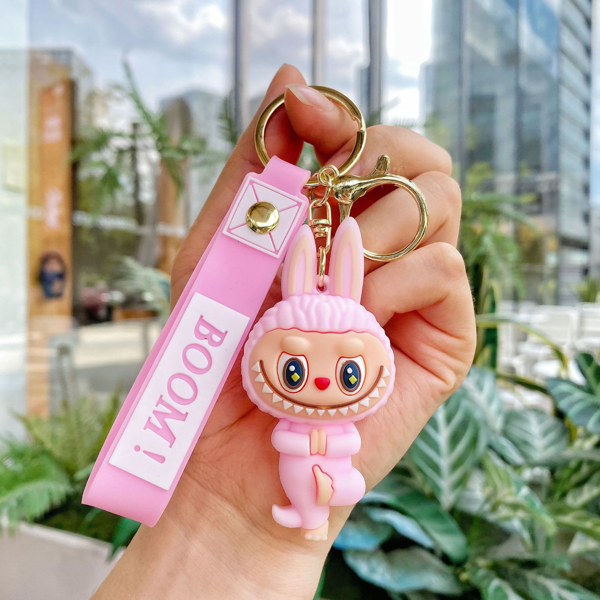 Брелок LABUBU Маленькая Овечка Подвеска Брелок для Ключей Автомобиля Сумки Подвеска для Школьного Рюкзака Маленький Подарок