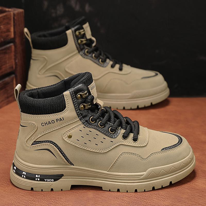 Fashion CYYTL Mens Boots Casual Shoes Cowboy Combat Tactical Motorcycle Chelsea Ankle Winter Work Leather Outdoor Hiking Designer Luxury