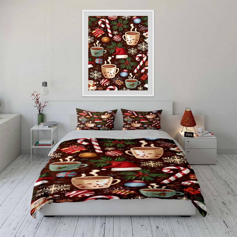 Whimsical winter warmth Bedding sets Duvet cover sets Duvet covers Pillowcases(1*Duvet Cover 2*Pillowcases without duvet insert)