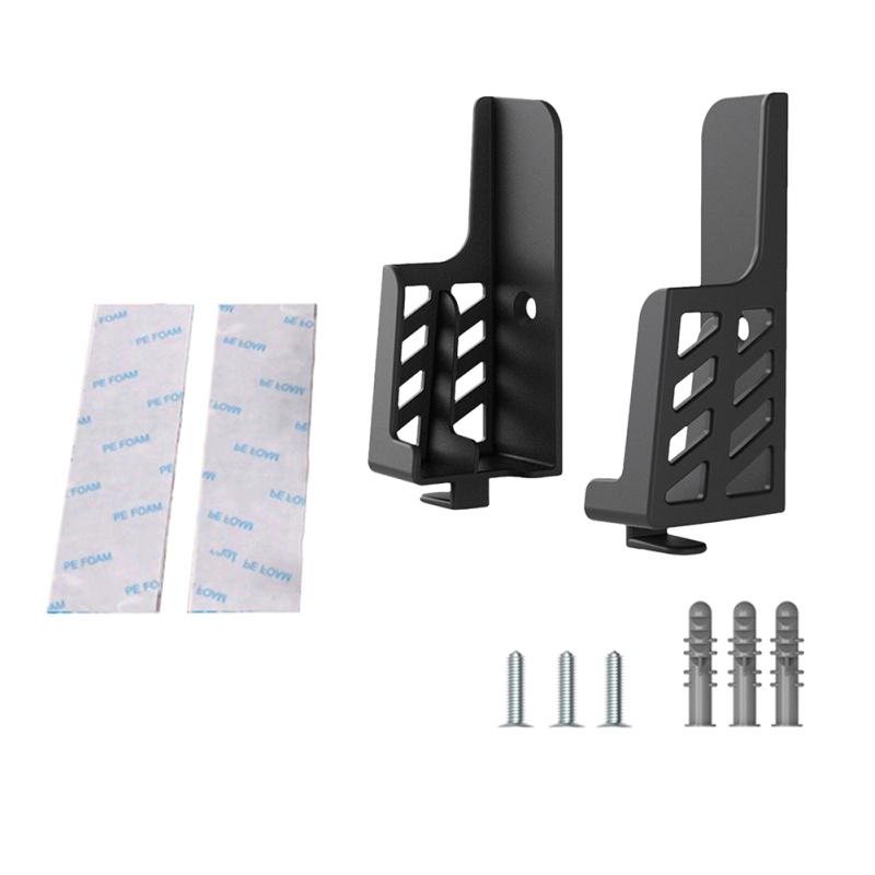 Wall Mount Bracket Dual Card Slot Mobile Phone Holder Left Right Angle Adjustable Back For Tablet Pc