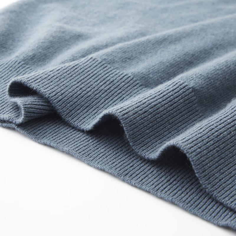 Shanshan Men's Pure Cashmere Round Neck Pullover Sweater