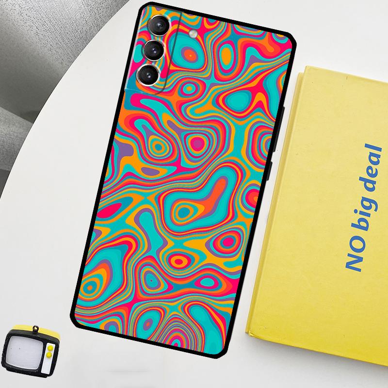 Vintage Ornament Phone Case For Samsung Galaxy S25 Ultra S20 S21 S22 S23 Plus S9 S10 S25 FE S24 Ultra Cover