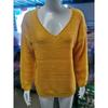 Sweater Women's Knitted Sweater V-neck Long Sleeved Knitted Top Sweater