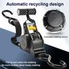 Automatic Ratchet Strap Retractable Tensioner Strap Luggage Cargo Tie-Down Rope Motorcycle Strap Fastening Polyester Strap