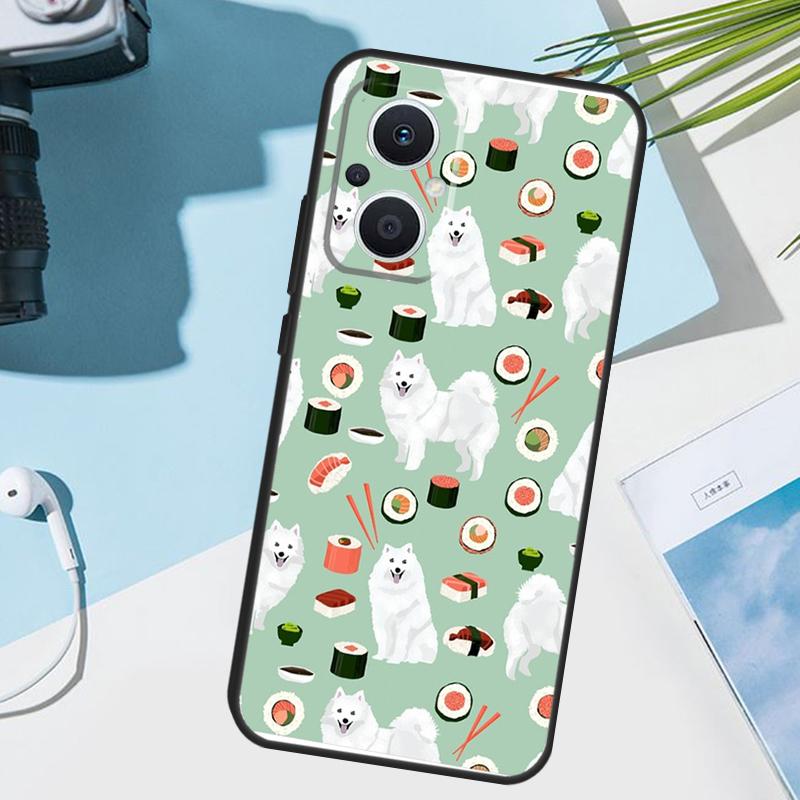 Japanese Spitz Dog Cover For OPPO Reno 14 F 13F 12F 11F 10 11 12 13 Pro 7 8 Lite OPPO Find X9 X5 X6 X8 Pro Case