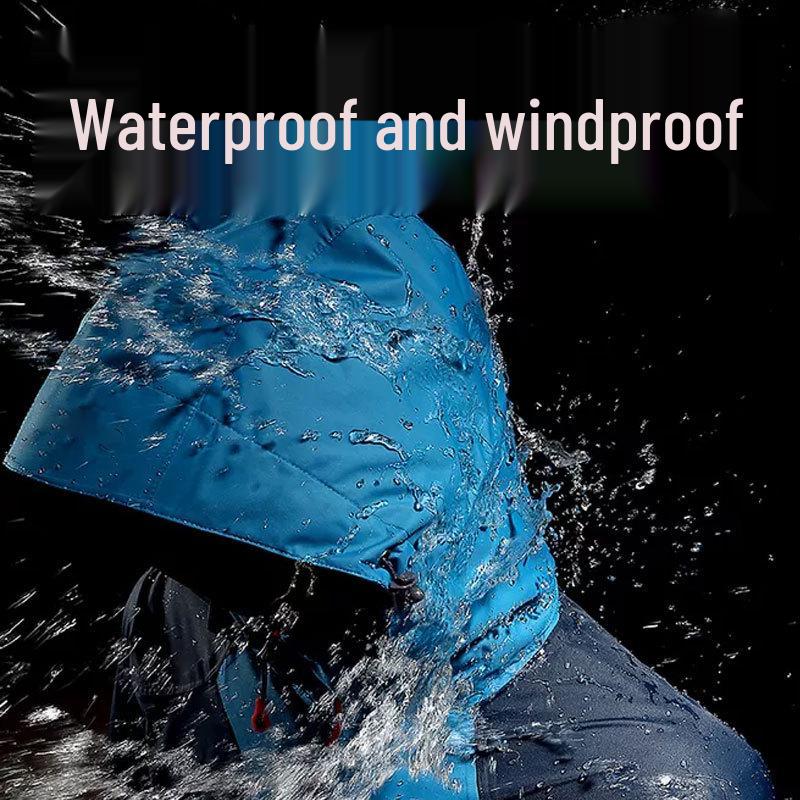 Geacă de vânt impermeabilă ușoară pentru bărbați: Jachetă de alpinism cu un singur strat pentru exterior
