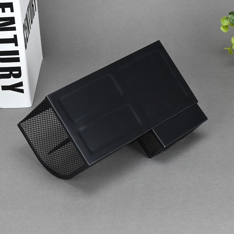 Little Seven Desktop Pen Holder - Office Stationery Organizer with Multiple Compartments