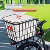 Bike Basket Organizer: Front & Rear Rack for Mountain Bike, Vegetable Storage, Decorative Carrier