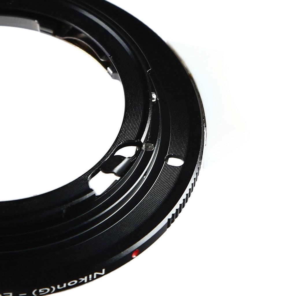 Concept Lens Mount Adapter Lens to Canon with Aperture Lever K&F KF-NGEF (Nikon F-Mount (G-Type Compatible) EF-Mount)