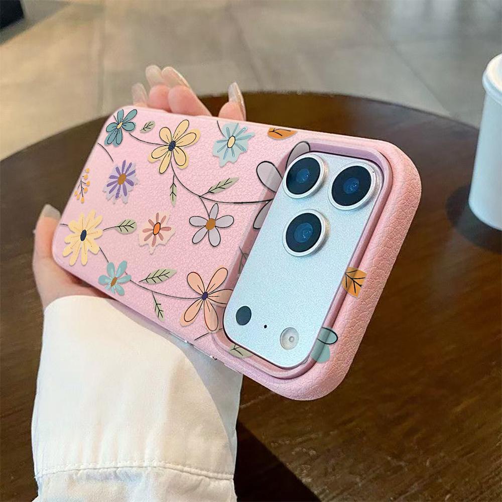 Retro Flower Soft Case For iPhone 17 Pro Max Cases iPhone 11 15 12 13 14 Pro Max Case 17 Air 17proMax Back Cover Funda Bumper