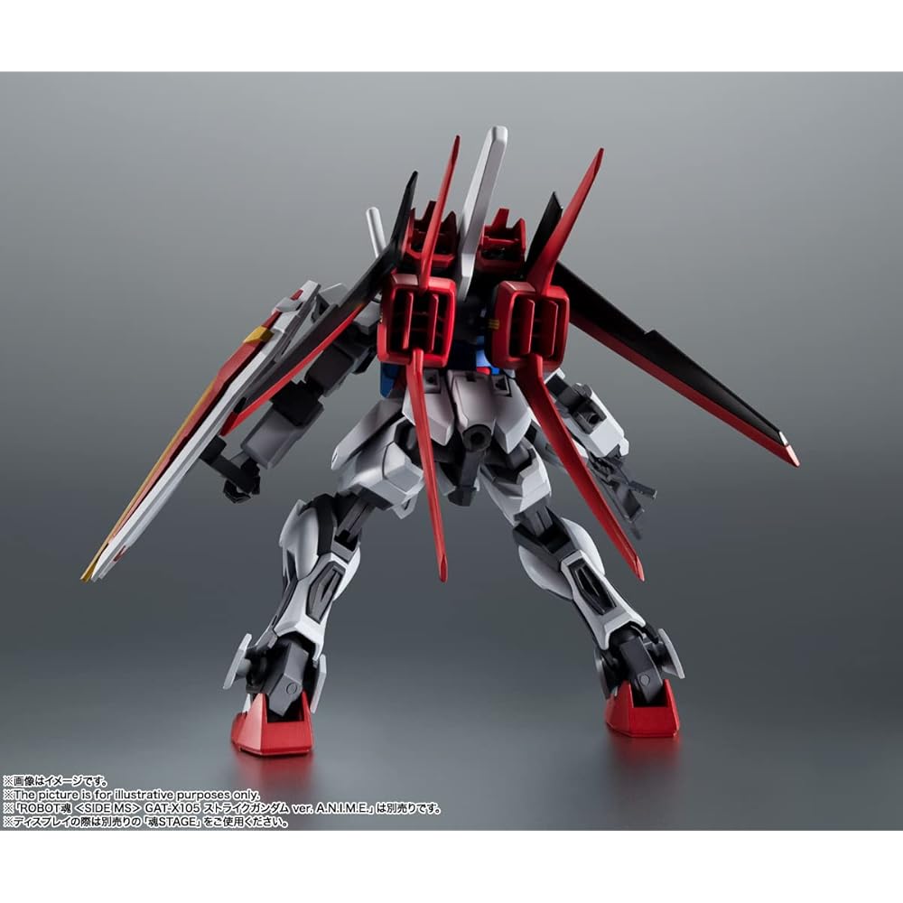 TAMASHII NATIONS ROBOT Spirits AQM/E-X01 Strike Freedom & Effect Parts Set 150mm PVC ABS Action Figure