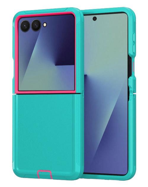Defender Series 3IN1 Belt Clip Armor Phone Case For Samsung Galaxy Z Flip 7 Ott-Box Original Military Grade Dustproof Hard Cover