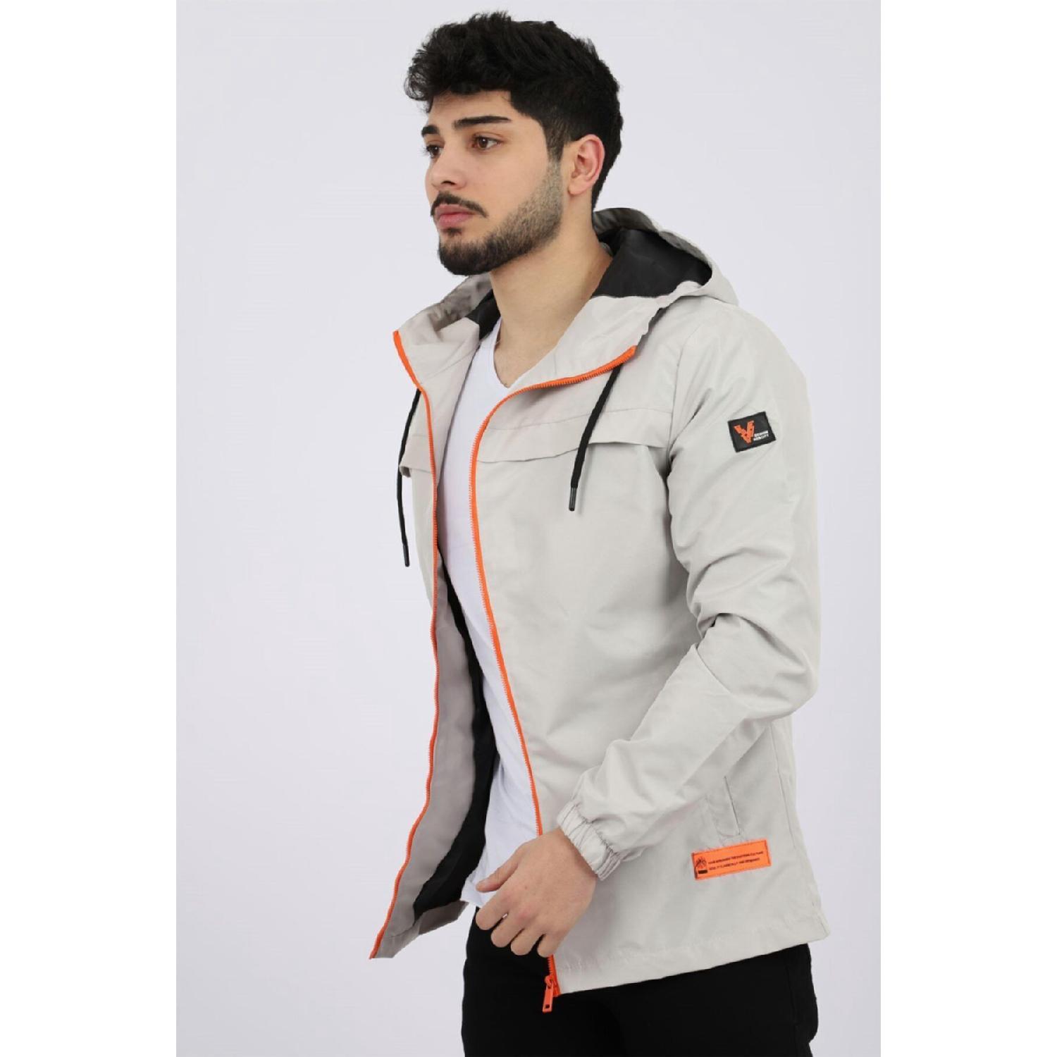 

Style Combination Colorful Zippered Raincoat Seasonal Pldp 2920 S чистый